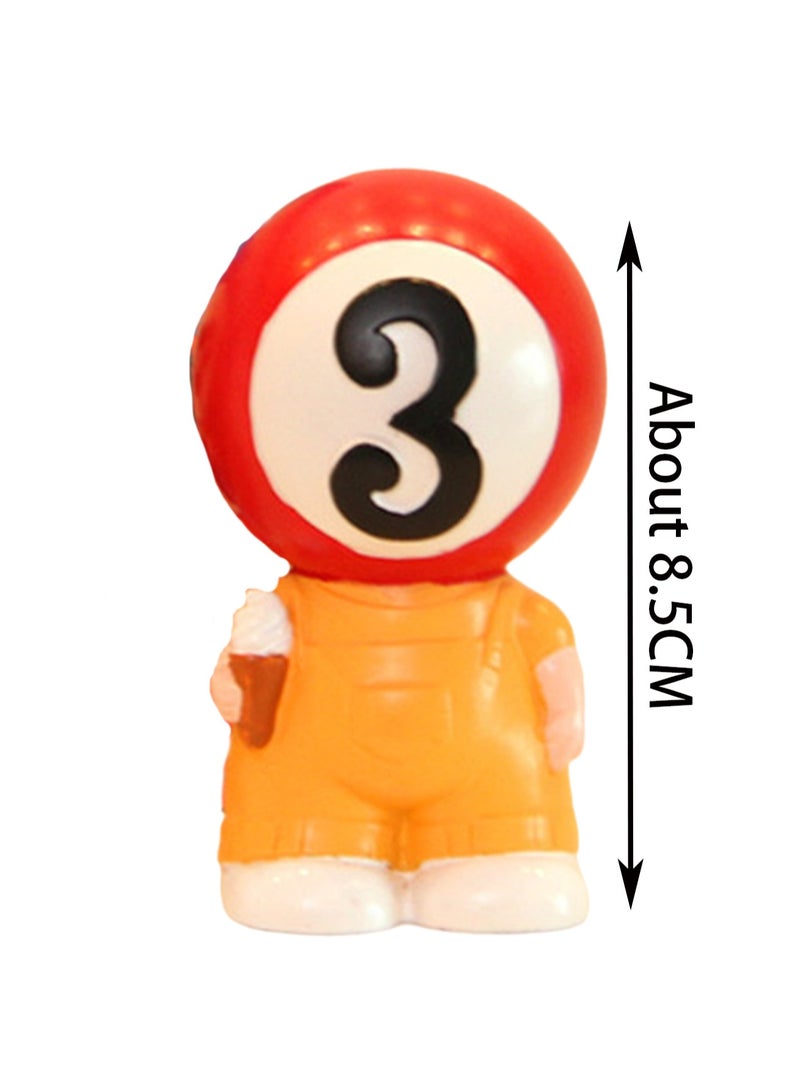 Billiard Tabletop Ornaments (No. 3) Billiard Ball Shaped Decorations Home Billiard Decorations Tabletop Billiard Decorations - Image 2